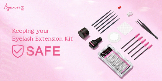 Use of Eyelash extension tools with best care