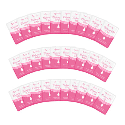 Beauty7 Post Wax Calming Oil Wipes 30 Packs