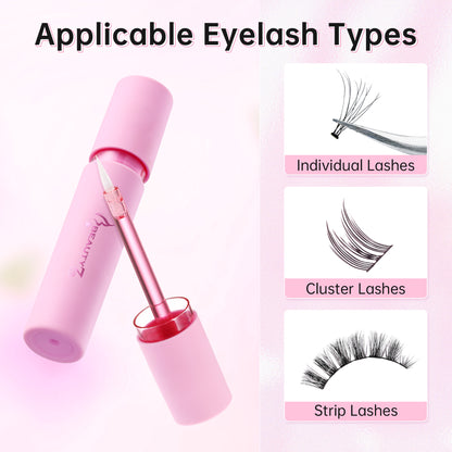 Beauty7 Cluster Lash Glue DIY For False Eyelashes With Tweezer