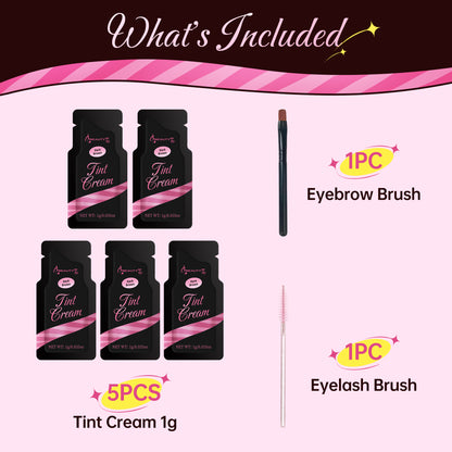 Beauty7 Brow Tint Kit Eyebrow Tint Kit Dark Brown