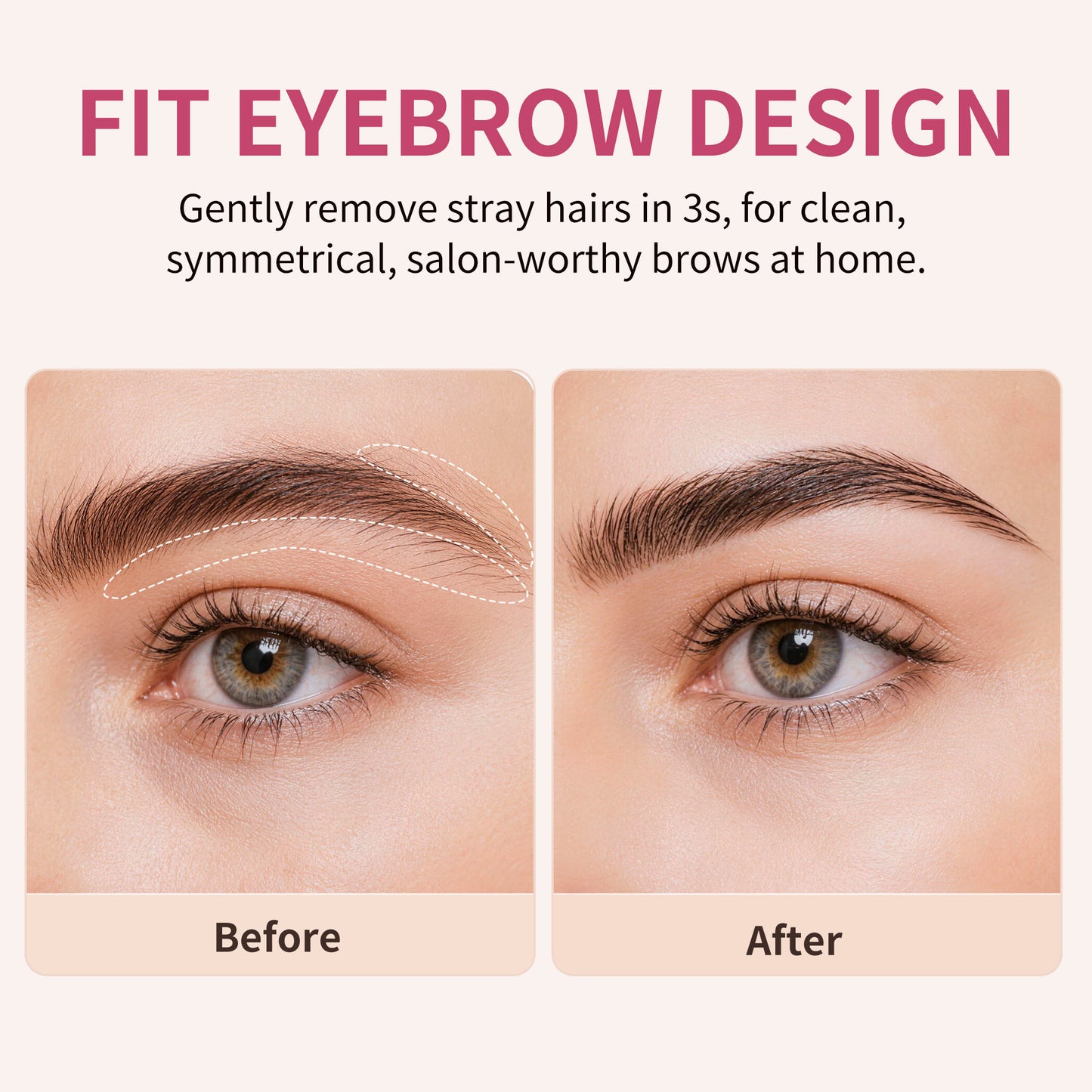 Beauty7 Eyebrow Wax Strips Cold Wax Strips 24pcs Waxing Strips with 4pcs Cleaner Oil Wipes