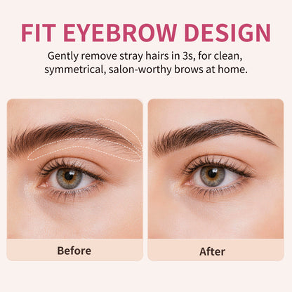 Beauty7 Eyebrow Wax Strips Cold Wax Strips 24pcs Waxing Strips with 4pcs Cleaner Oil Wipes