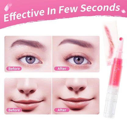 Beauty7 Sticky Eyebrow Wax Kit, Face Waxing Kit, Facial Hair Removal for Upper Lip Cheeks Chin, Eyebrow Shaper Wax Kit, Waxing Strips for All Skin Type for Women