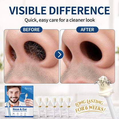 Beauty7 Nose Wax Sticks, Ear Wax Kit, L Size, 28 Counts