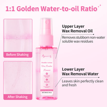 Beauty7 Post Wax Residue Remover, Post Wax Oil, After Waxing Spray, Easy& Gently Hair Remover Waxing, After Waxing Care Product 2.71 oz/ 80ml