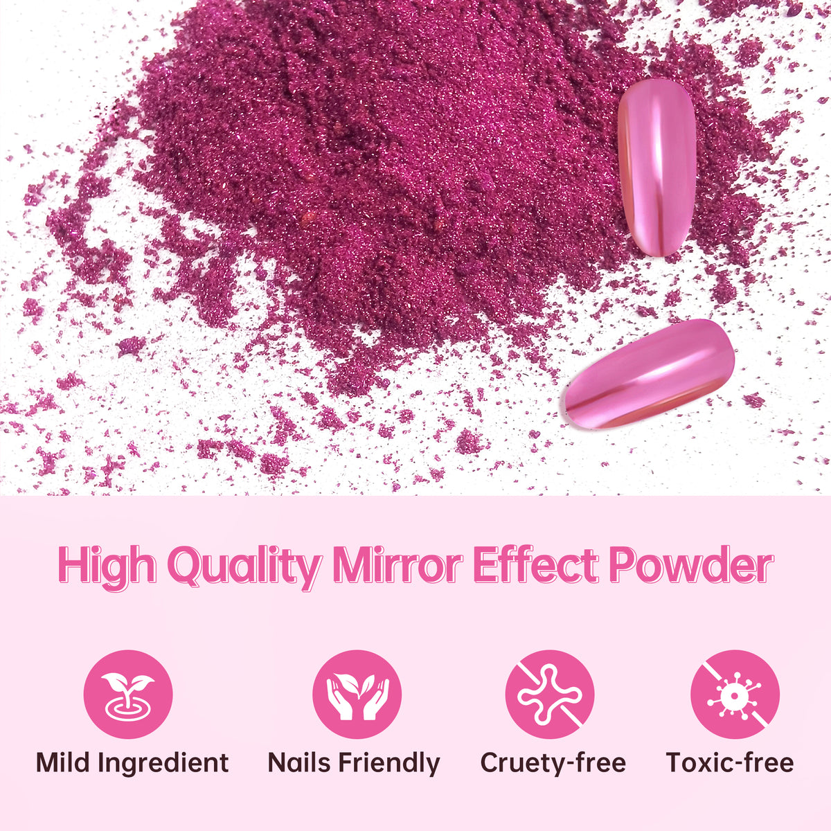 Beauty7 16 Colors Magic Mirror Nail Powder