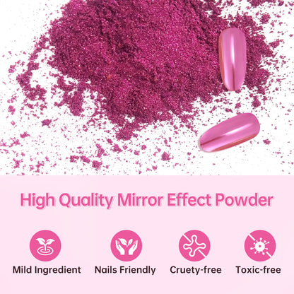 Beauty7 16 Colors Magic Mirror Nail Powder