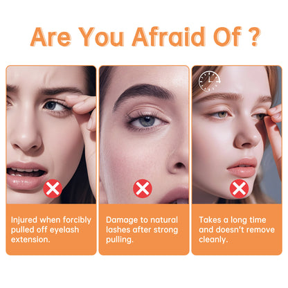 Beauty7 Eyelash Glue Remover Cream Eyelash Extension Remover Orange Eyelash Glue Solvent Eyelash Extension Remover Remover Cream Eyelash Extension Adhesive Remover 5 ml Fragrance: Orange Fragrance