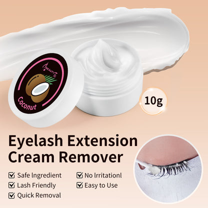 Beauty7 Lash Extension Cream Remover 10g Gentle and Fast-Acting Eyelash Adhesive Remover – Hypoallergenic and Odourless Lash Extension Cream Remover