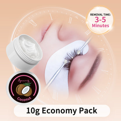 Beauty7 Lash Extension Cream Remover 10g Gentle and Fast-Acting Eyelash Adhesive Remover – Hypoallergenic and Odourless Lash Extension Cream Remover
