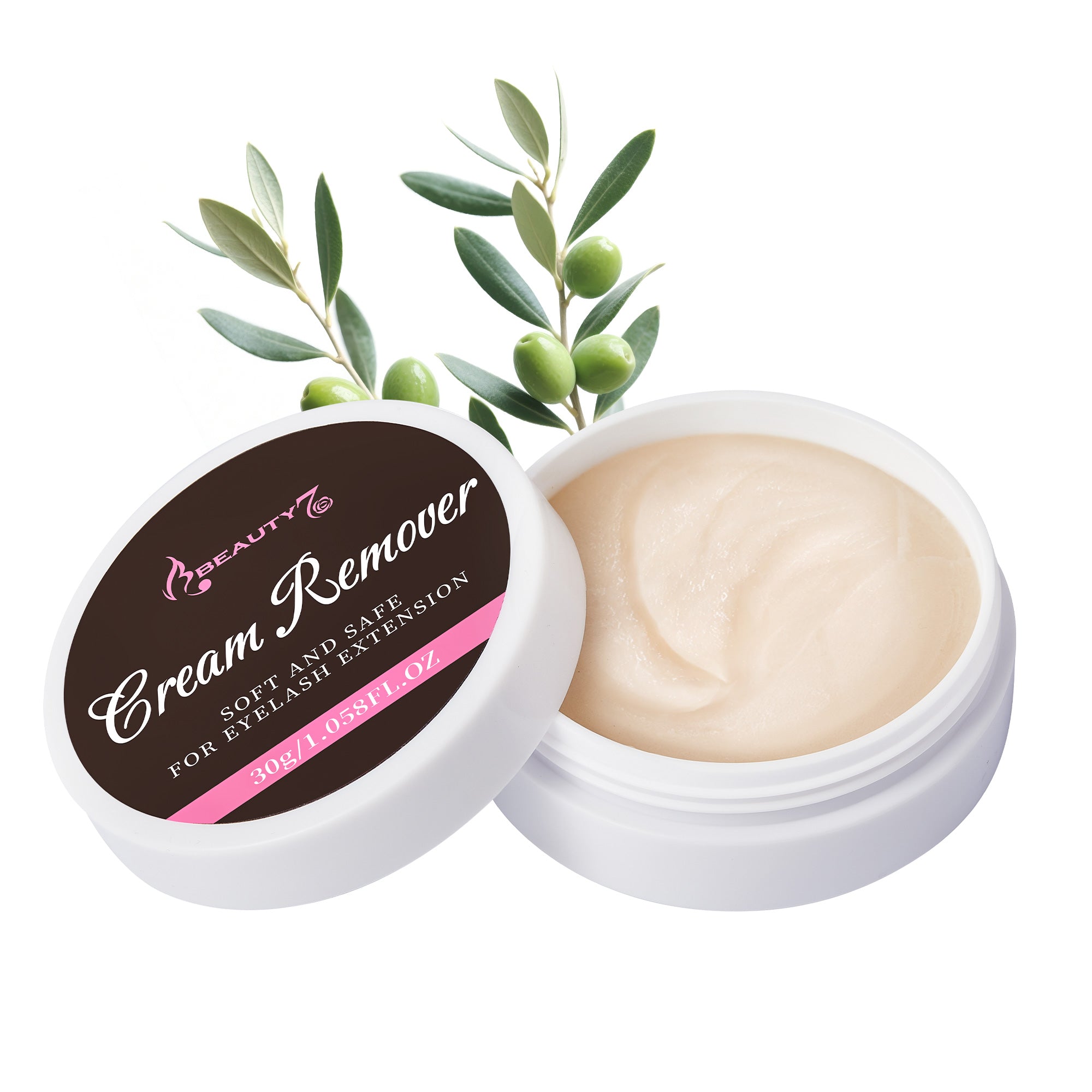 Beauty7 Lash Remover Cream 30g Eyelash Extension Remover Cream Professional Low Irritation Individual Lash Extension Remover