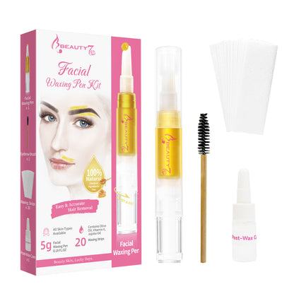 Beauty7 Eyebrow Wax Kit Eyebrow Shaper Face Wax Kit Sugar Wax