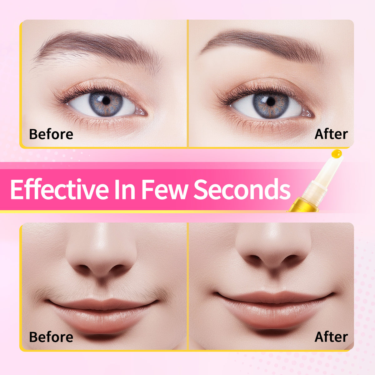 Beauty7 Eyebrow Wax Kit Eyebrow Shaper Face Wax Kit Sugar Wax