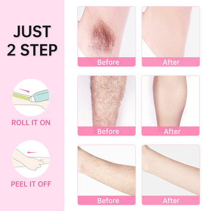 Beauty7 Roll on Wax Kit for Hair Removal Sugar Wax Roller Kit
