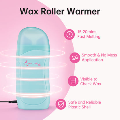 Beauty7 Roll on Wax Kit for Hair Removal Sugar Wax Roller Kit