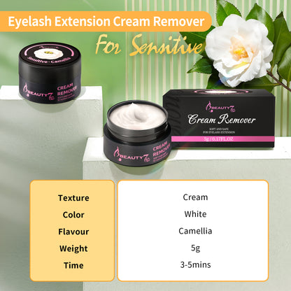 Beauty7 Eyelash Extension Remover Cream For Sensitive Skin