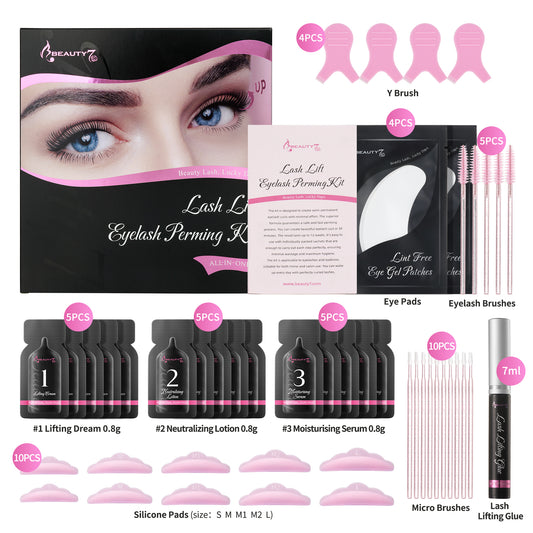 Beauty7 Lash Lift Kit Eyelash Perming Kit 5PCS