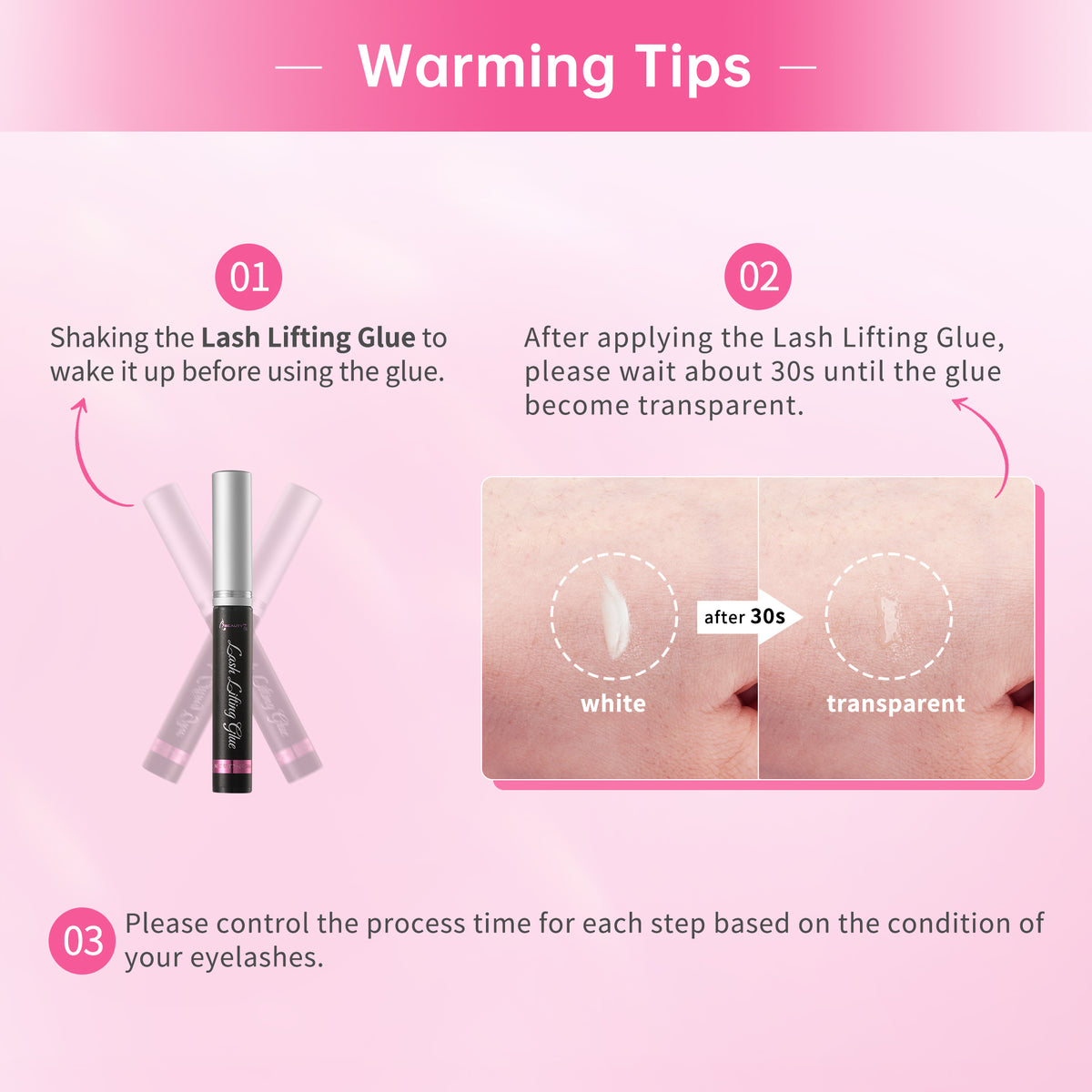 Beauty7 Lash Lift Kit Eyelash Perming Kit 5PCS