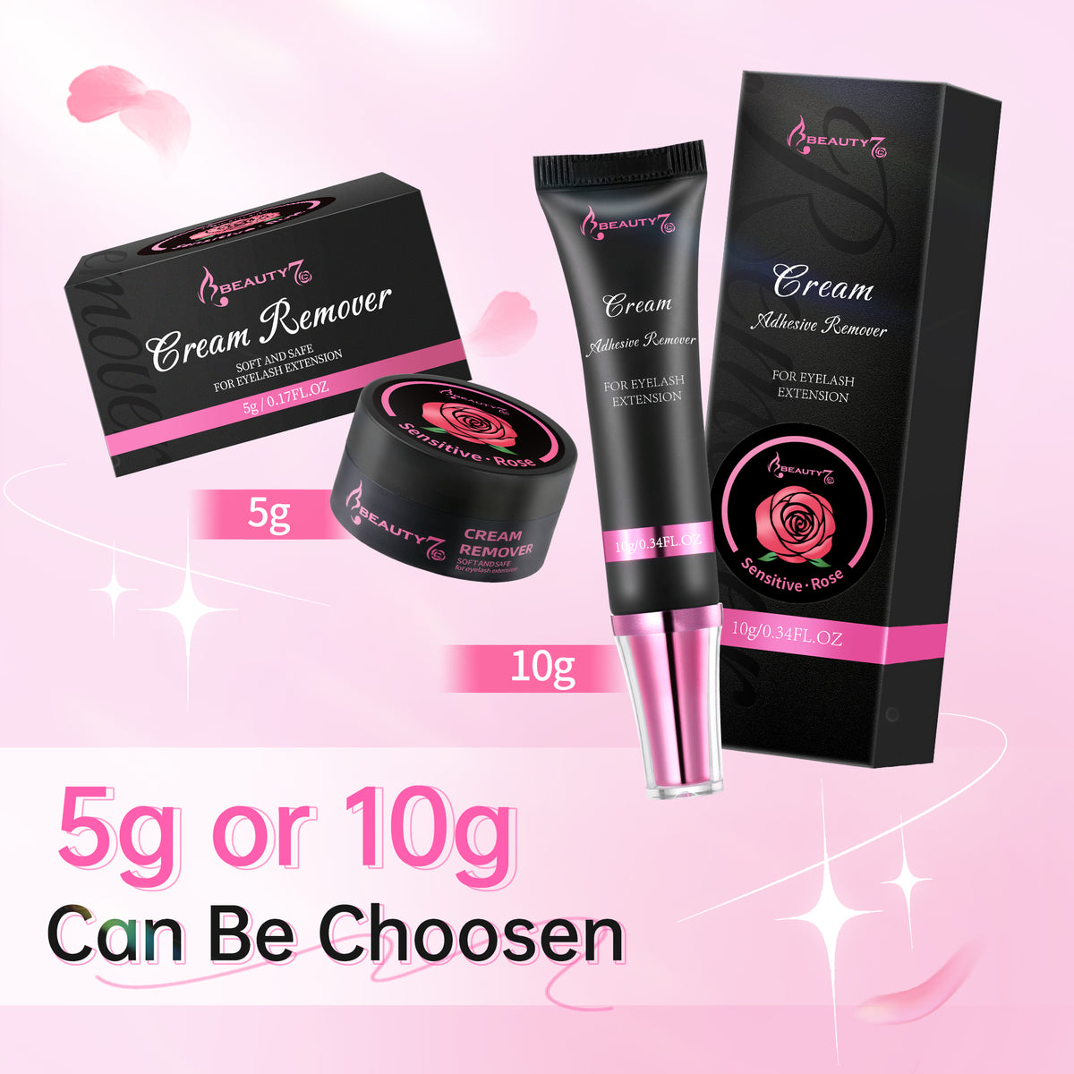 Beauty7 Eyelash Extension Remover Cream For Sensitive Skin