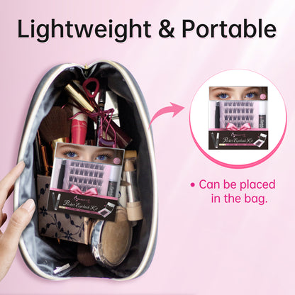Beauty7 Pocket Eyelashes Kit Eyelash Extension Kit Easy Kit