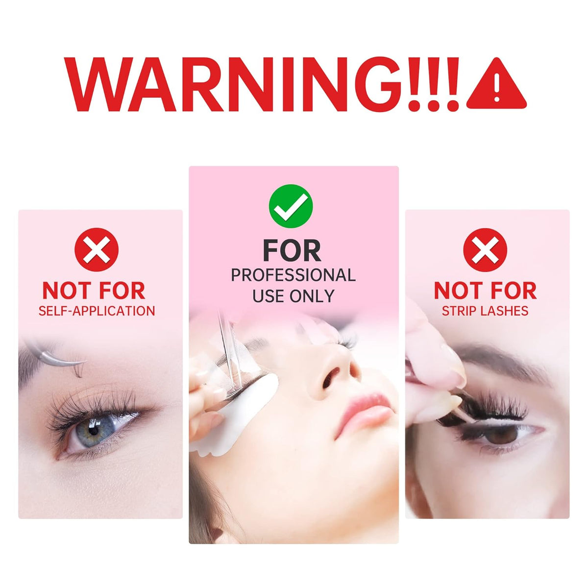 Beauty7 Eyelash Extension Glue Volume Plus 0.1s Fast Drying for Professional Use