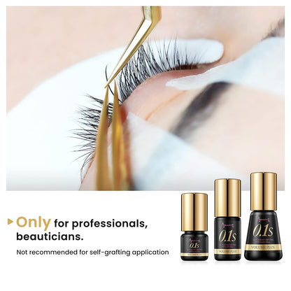Beauty7 Eyelash Extension Glue Volume Plus 0.1s Fast Drying for Professional Use