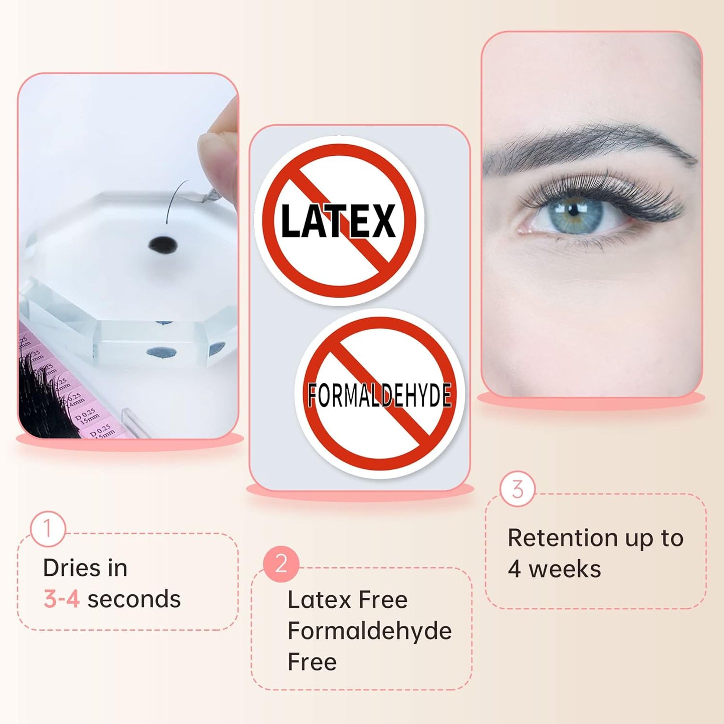 Beauty7 Eyelash Extension Glue 5ml Ultra Plus Professional & DIY Use