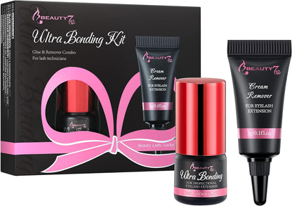 Beauty7 Ultra Bonding Lash Glue Kit With Cream Remover