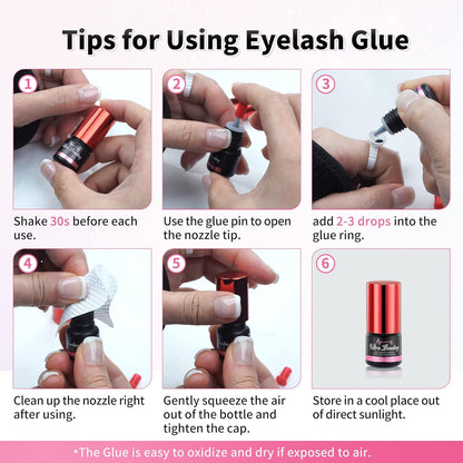 Beauty7 Ultra Bonding Lash Glue Kit With Cream Remover