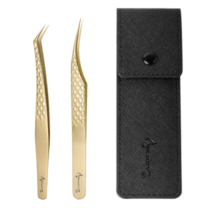 Lash Tweezers_Gold