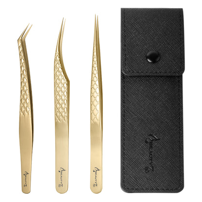 Lash Tweezers_Gold