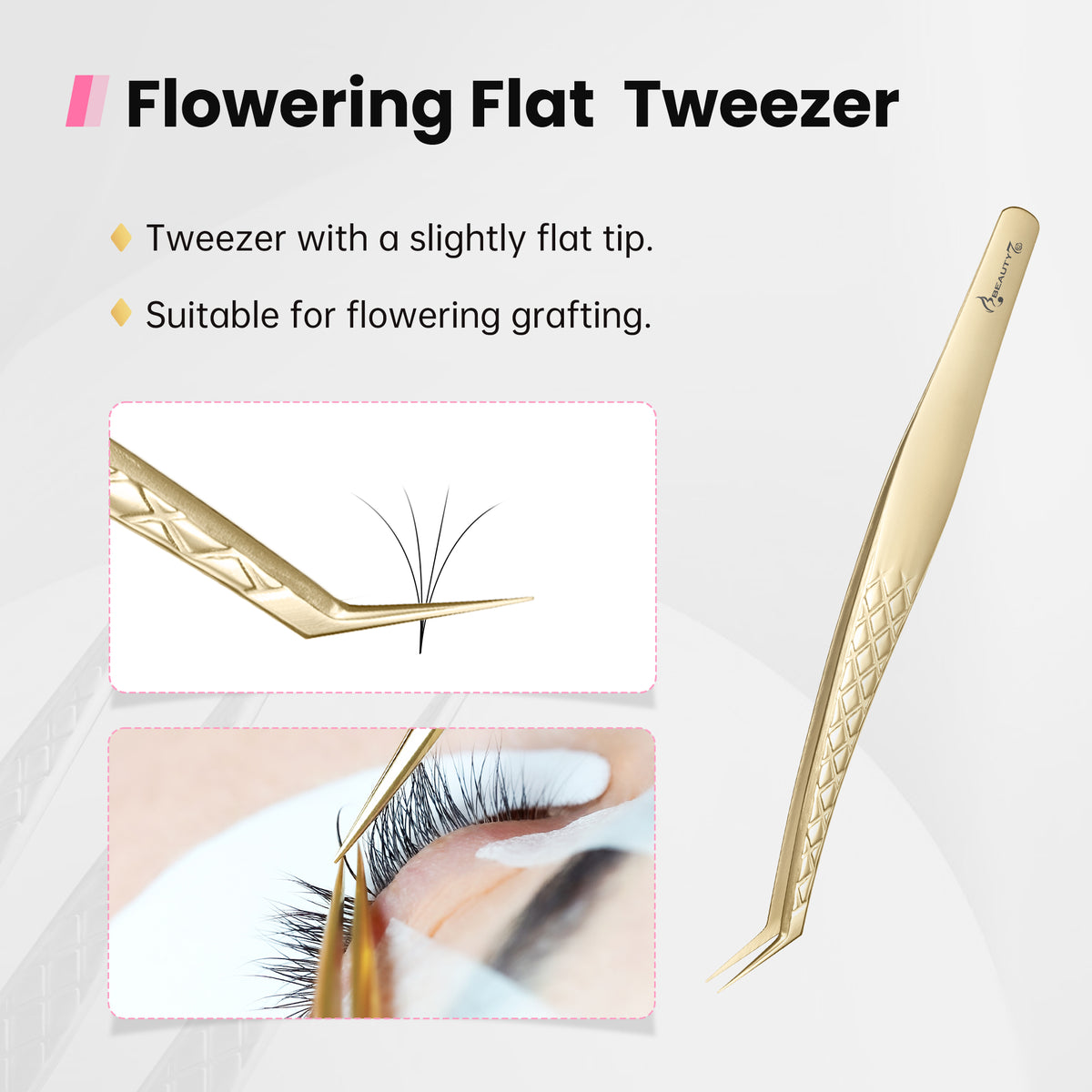 Lash Tweezers_Gold