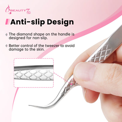 Lash Tweezers_Silver