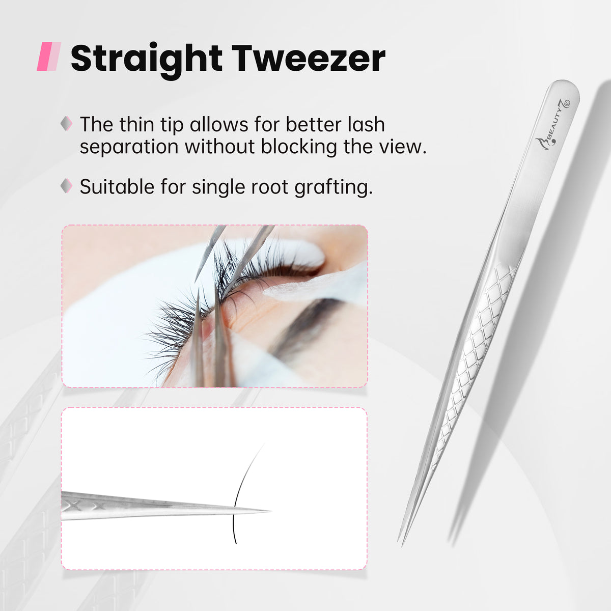 Lash Tweezers_Silver