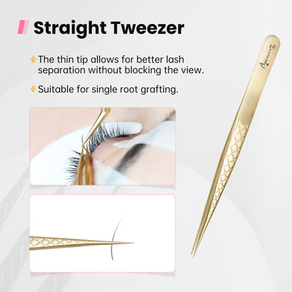 Lash Tweezers_Gold