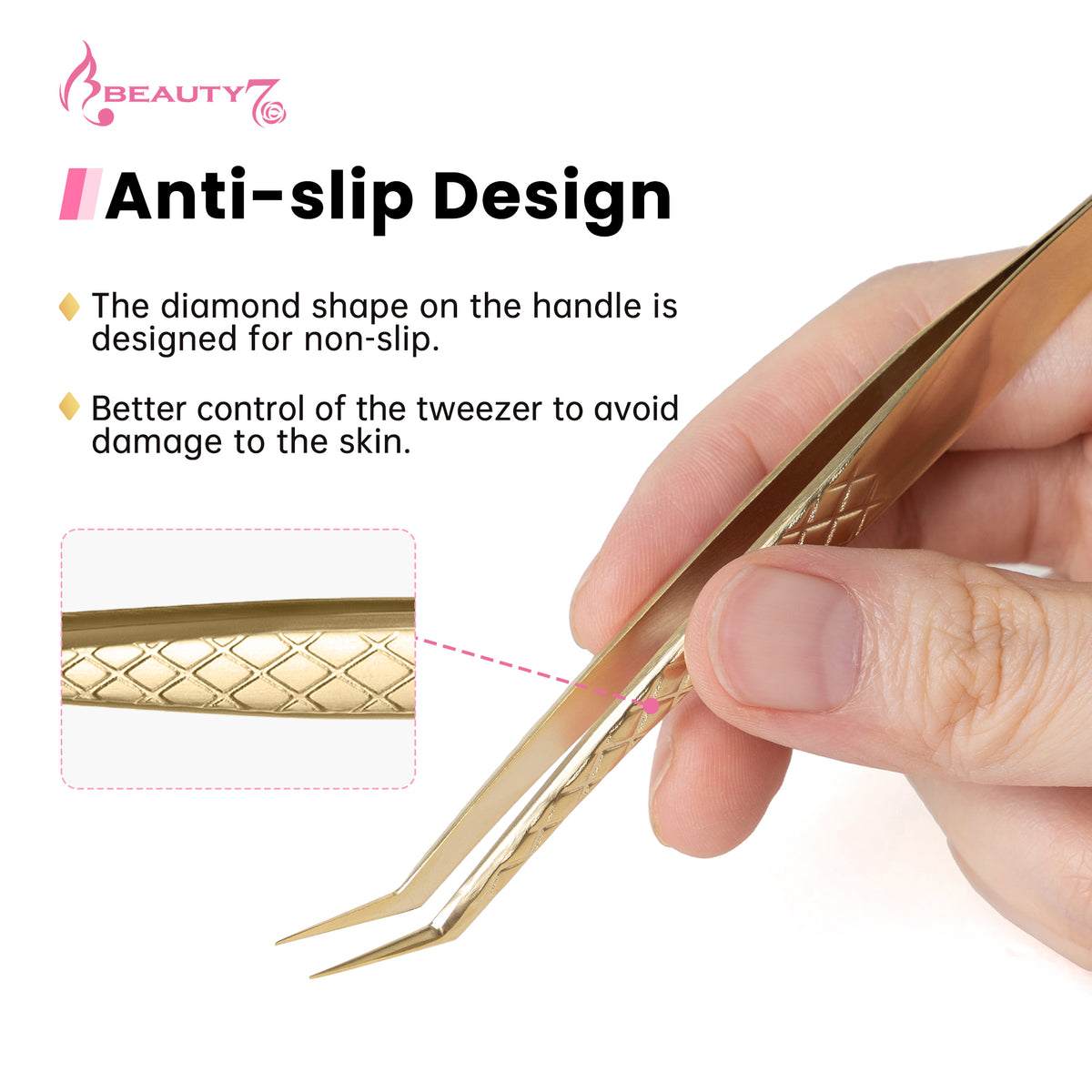 Lash Tweezers_Gold