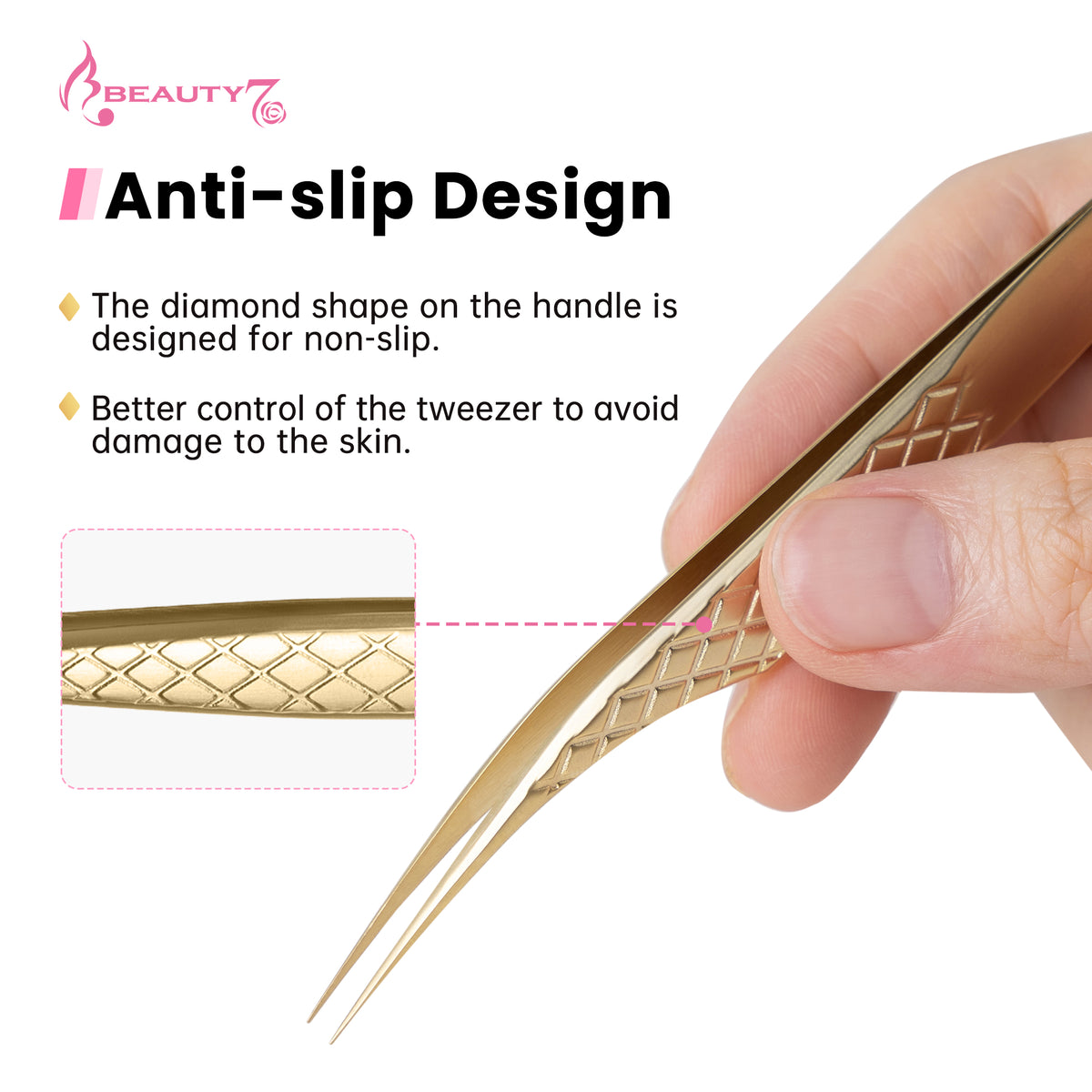 Lash Tweezers_Gold