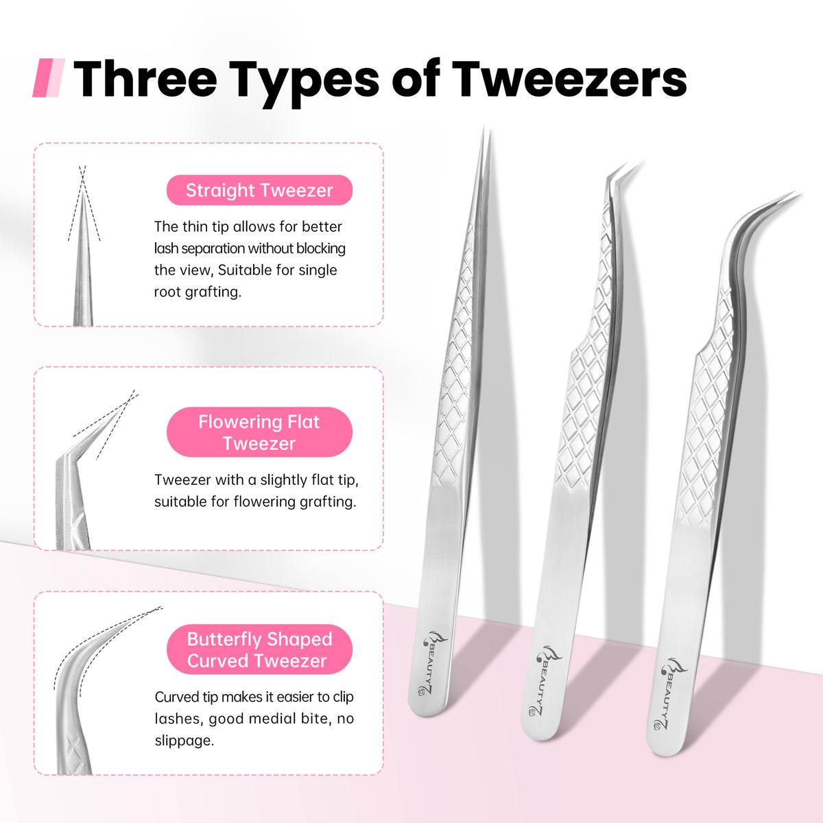 Lash Tweezers_Silver