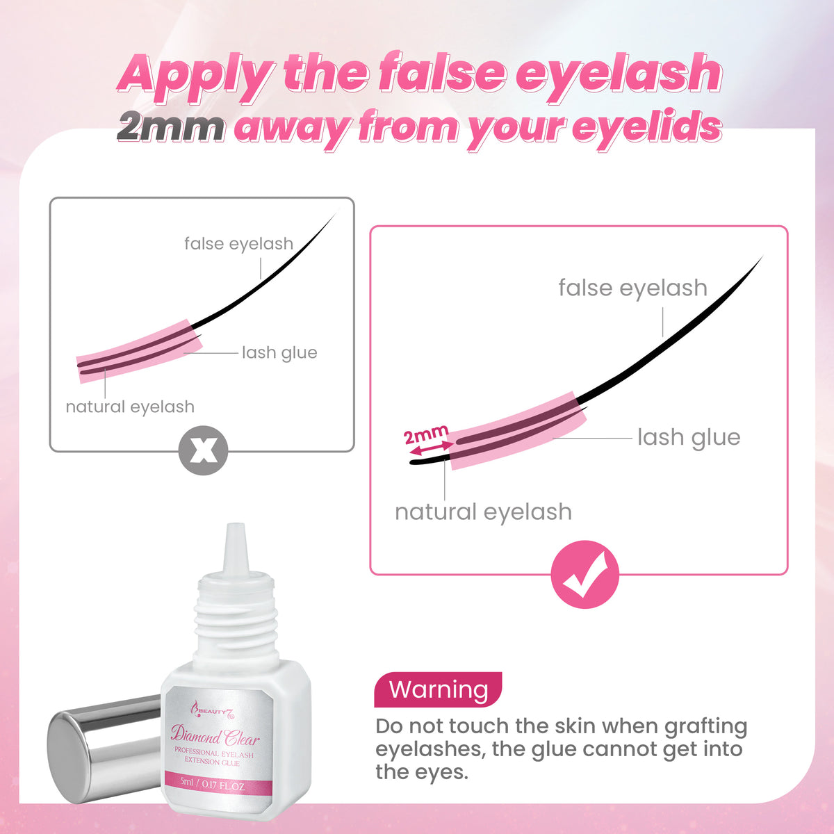 Diamond Clear Lash Glue