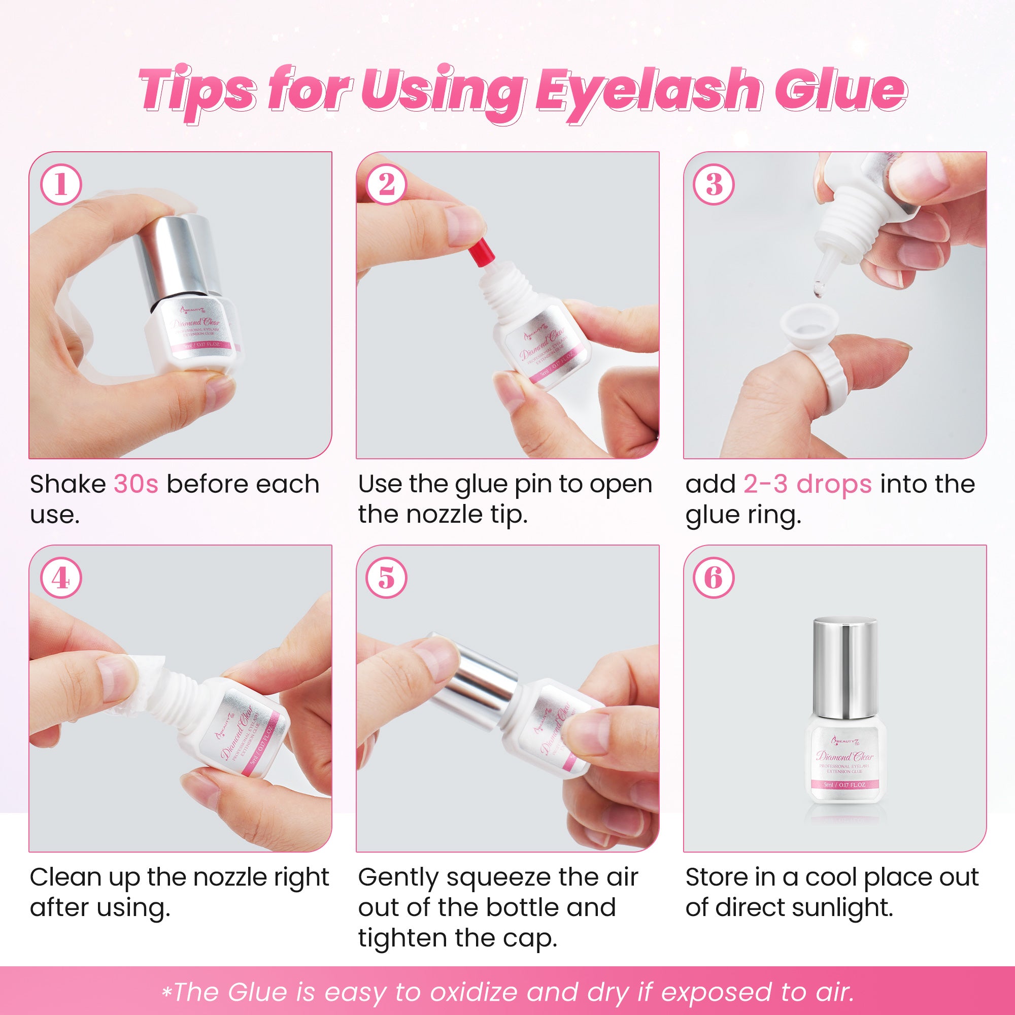 Best Clear Lash Glue Available for Colored Eyelashes – beauty7shop