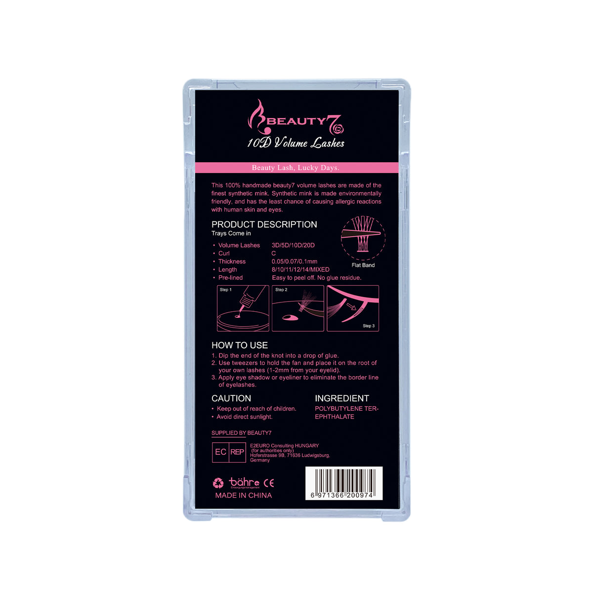 10D Volume Lashes 0.07