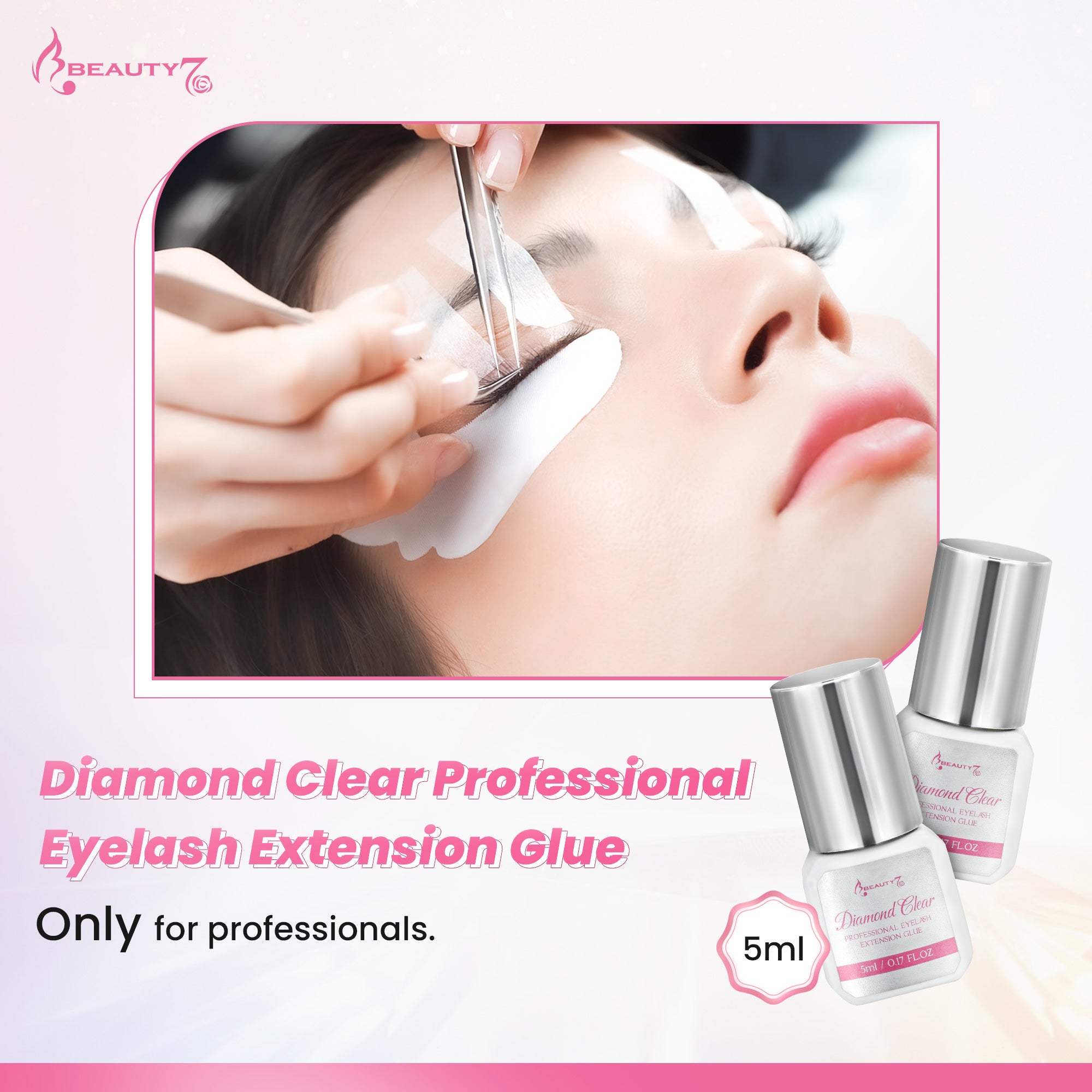 Diamond Clear Eyelash Extension Glue