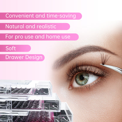Beauty7 20D Premade Fans Volume Lashes 0.05