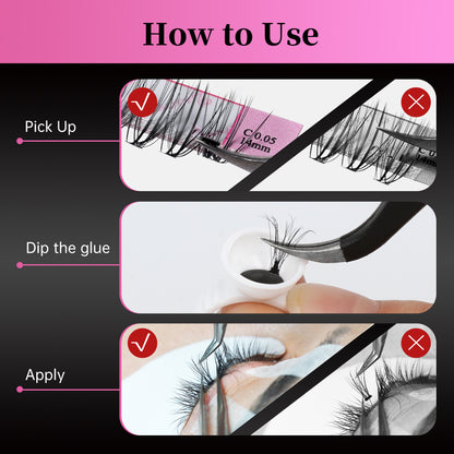 Beauty7 20D Premade Fans Volume Lashes 0.05