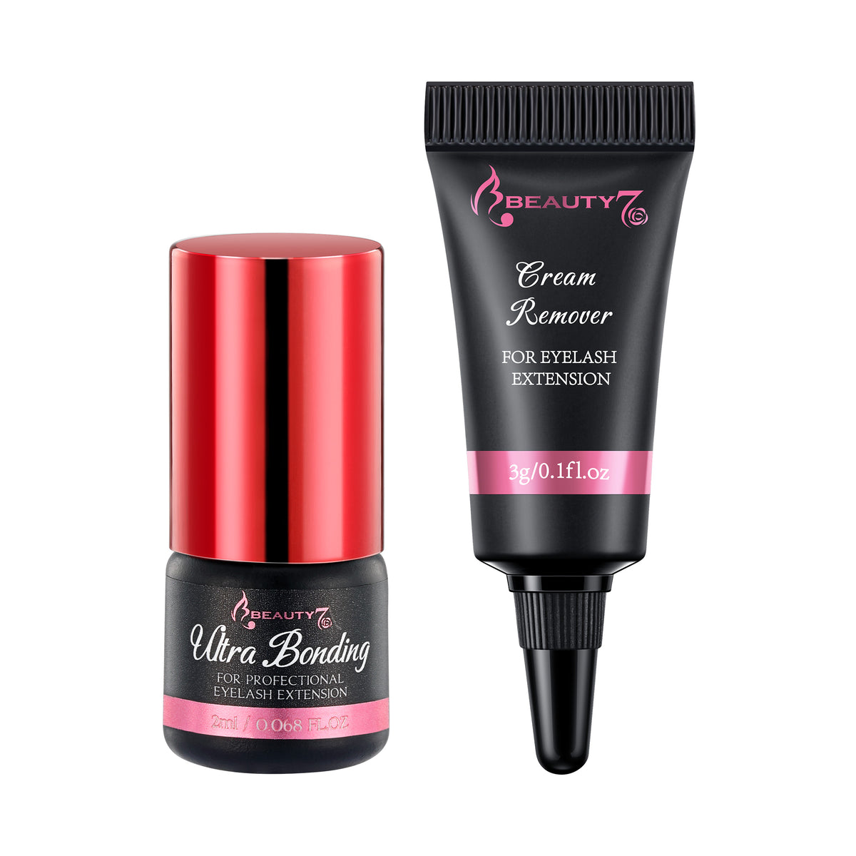 Beauty7 Ultra Bonding Lash Glue Kit With Cream Remover
