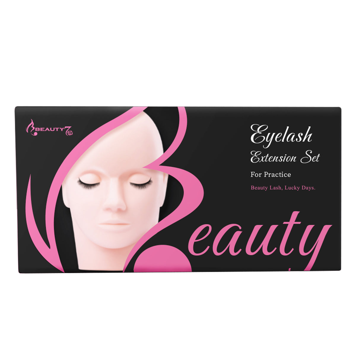 Silicone Mannequin Head Set Lash Training Kit