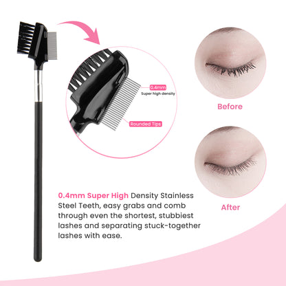 Eyelash Comb & Eyebrow Brush