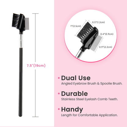 Eyelash Comb & Eyebrow Brush