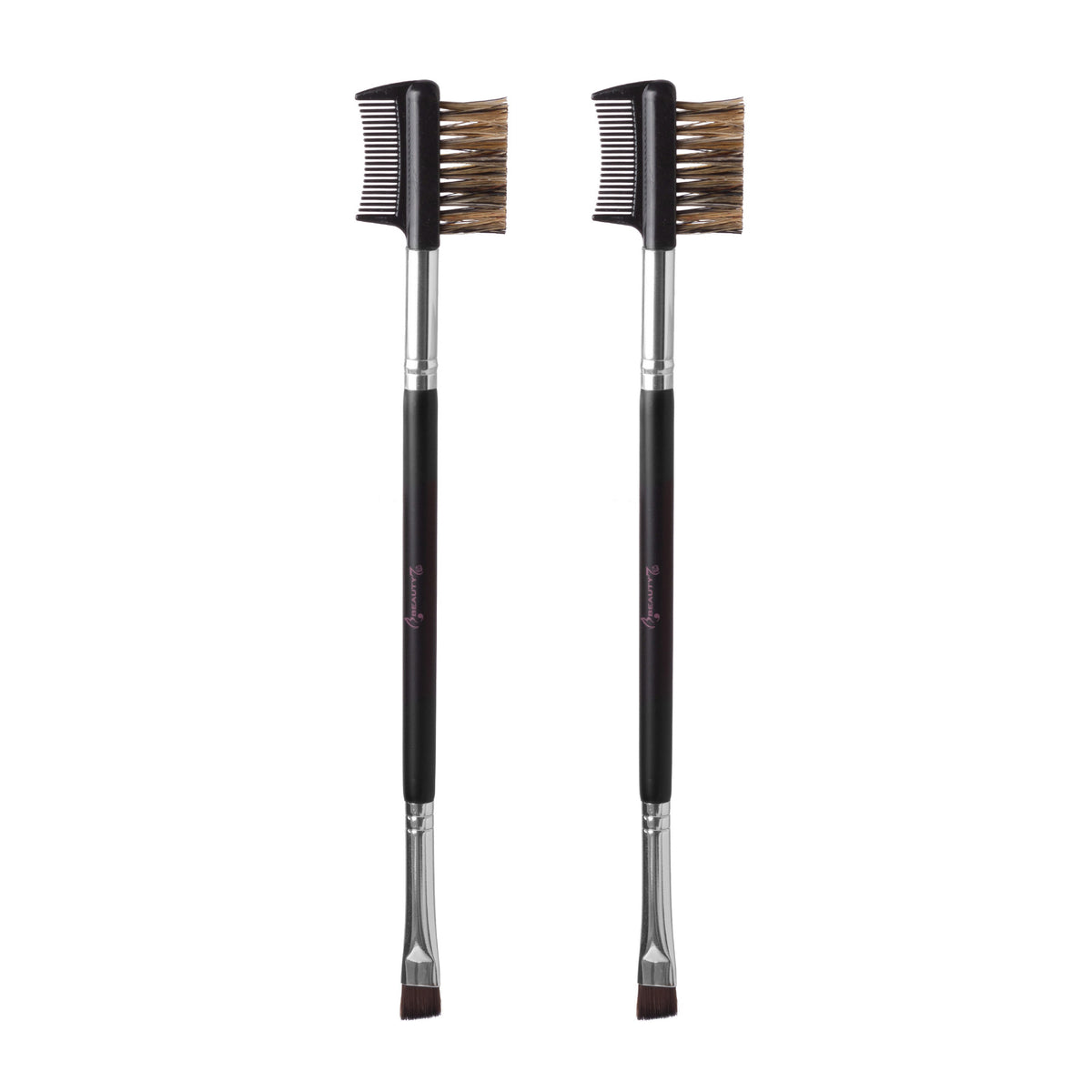Eyelash Comb & Eyebrow Brush Triple-head Plastic Comb