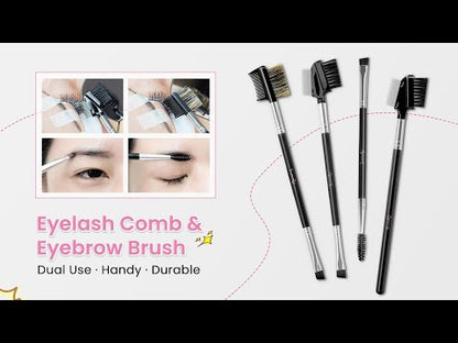 Eyelash Comb & Eyebrow Brush